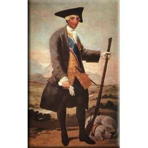 Charles III 19x30 Streched Canvas Art by Goya, Francisco de