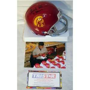 Charles White USC Trojans Autographed Mini Helmet
