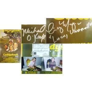 Michael OKeefe and Cindy Morgan Caddyshack Dual Autographed Movie 