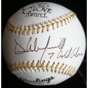 Dave Winfield Autographed Ball   Hof Gold Glove 7 X Gg   Autographed 