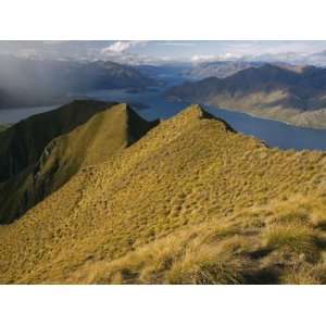  View of Lake Wanaka, 311M Deep, from Mount Roy Peak, Otago 