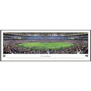 St. Louis Rams Edward Jones Dome Framed Panoramic Picture  