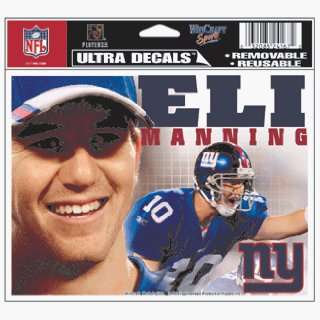 Eli Manning Giants Static Cling Decal *SALE*