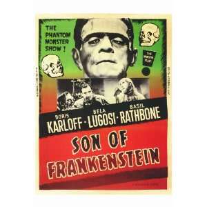  Son of Frankenstein (1939) 27 x 40 Movie Poster Style B 