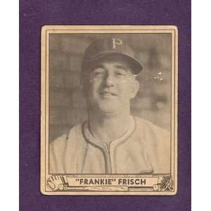  1940 Play Ball #167 Frankie Frisch Pirates (VG/EX) *275717 