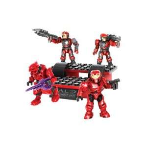  Halo Mega Bloks Exclusive Set #96961 Red Team Combat Unit 
