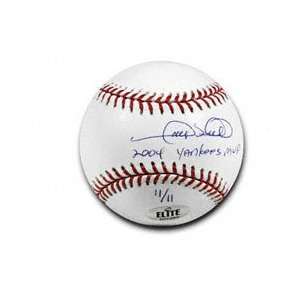 Gary Sheffield Autographed Baseball with 2004 Yankees MVP Inscription