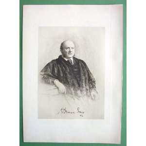  HORACE GRAY Supreme Court Justice   Original Etching 