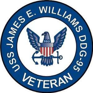  US Navy USS James E. Williams DDG 95 Ship Veteran Decal 