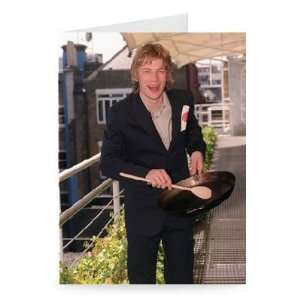 Celebrity Chef Jamie Oliver,   Greeting Card (Pack of 2)   7x5 inch 