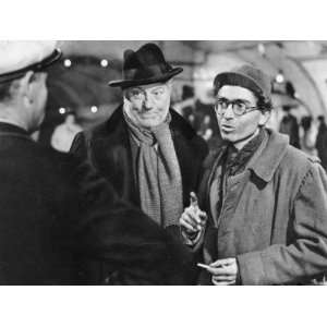 Jean Gabin and Darry Cowl Archimède, Le Clochard, 1959 Movie 