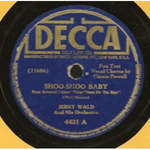   BABY / CRAZY BLUES (1942 10 78RPM) JERRY WALD, GINNIE POWELL Music