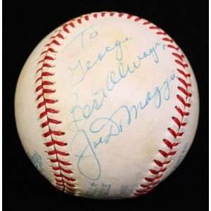 Joe DiMaggio Signed Baseball   OAL JSA