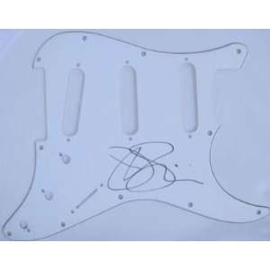 Joe Satriani Signed Fender Strat Pickguard PROOF COA   Sports 