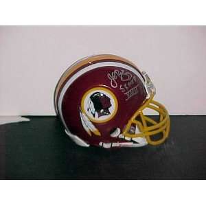 John Riggins Hand Signed Redskins Mini Helmet