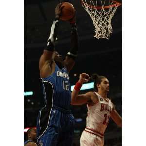  Chicago Bulls Dwight Howard and Joakim Noah by Jonathan Daniel, 48x72