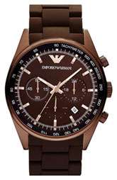 Emporio Armani Round Silicone Bracelet Watch $395.00
