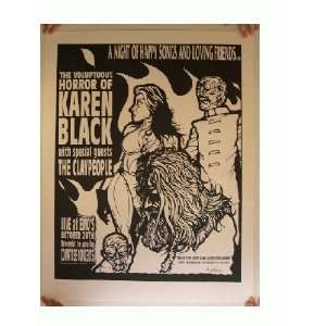 Karen Black Silkscreen Poster Jermaine Voluptuous Horro