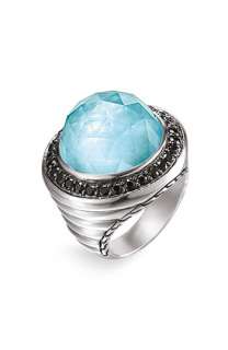 John Hardy Batu Bedeg Semiprecious Round Ring  