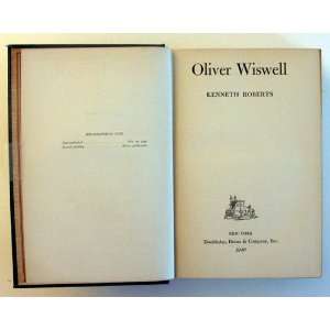  Oliver Wiswell Kenneth Roberts Books