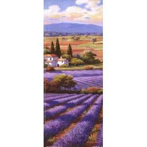  Fields Of Lavender II Finest LAMINATED Print Sung Kim 4x10 