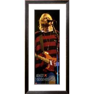 Kurt Cobain Framed Poster Print, 22x46