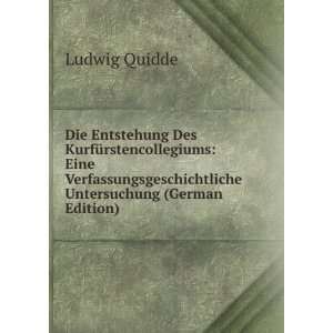   Untersuchung (German Edition) (9785877607200) Ludwig Quidde Books