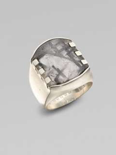 Maison Martin Margiela   Silver & Mineral Stone Ring