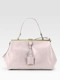 Jil Sander   Madame Medium Frame Leather Top Handle Bag