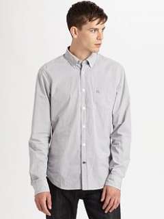 Burberry Brit   Microcheck Woven Sportshirt