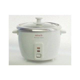 Miracle Exclusives ME81 Stainless Steel Rice Cooker   Steamer