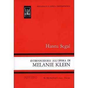  allopera di Melanie Klein (9788809750005) Hanna Segal Books