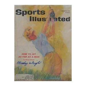  Mickey Wright autographed Sports Illustrated Magazine 