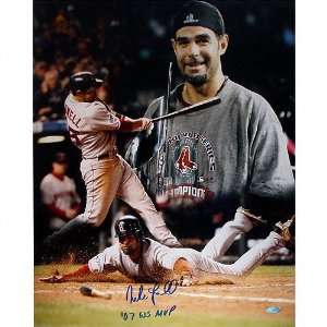 Mike Lowell Boston Red Sox   2007 WS MVP Collage   Autographed 16x20 