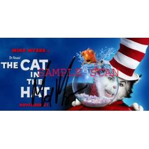 MIKE MYERS Cat In The Hat signed autographed POSTER 2
