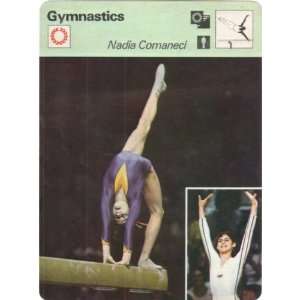 Nadia Comaneci 1977 Sportscaster card