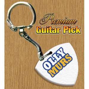  Olly Murs Keyring Bass Guitar Pick Both Sides Printed 