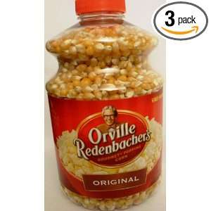 Orville Redenbacher Original Popcorn Kernel Jar, 30 ounces (Pack of 3 