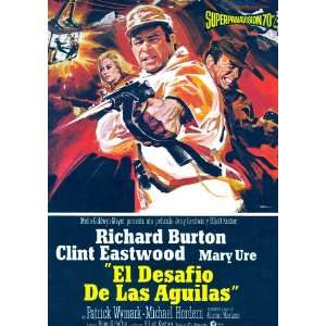  Where Eagles Dare (1968) 27 x 40 Movie Poster Spanish 