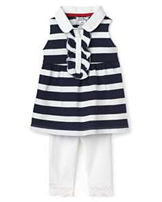 Hartstrings Infant Girls Knit Stripe Shirt & Leggings Set   Sizes 12 