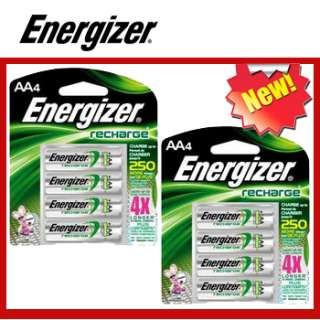 new energizer rechargeable 4x nimh 2300mah aa batteries 2 pack of 4 