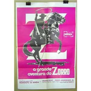  Movie Poster Zorro Pedro Armendariz F60 