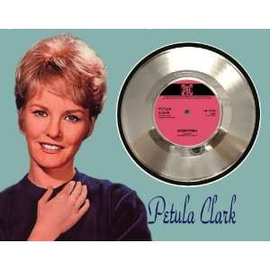 Petula Clark Downtown Framed Silver Record A3