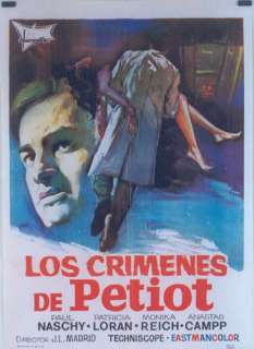 Título original español Crimenes de Petiot (España 1972) de Los.