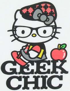 Hello Kitty I Love Nerd/s Face Glasses plaid Geek/s LOUNGEFLY Clutch 