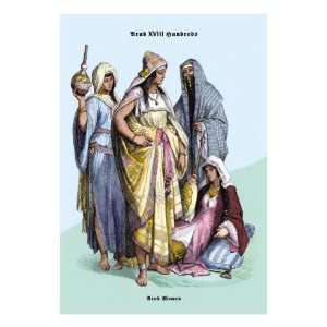  Arab Women, 19th Century by Richard Brown, 18x24