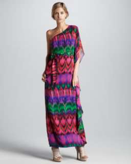 T4RFX Trina Turk Edita Printed Silk Dress