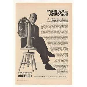  1963 Roger Smith Gretsch Couesnon X2179 Baritone Print Ad 