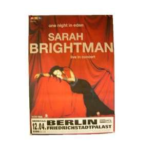 Sarah Brightman Poster One Night In Eden Berlin