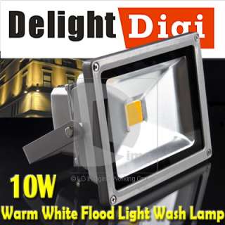 10W Warm White IP65 LED Flood Wash Light Lamp Outdoor Waterproof EL12 